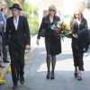 Debbie Lang aux obsèques de Peaches Geldof, décédée à l'âge de 25 ans, en l’église de "St Mary Magdalene and St Lawrence" dans le village de Davington en Angleterre, le 21 avril 2014.