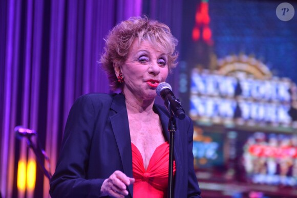 Exclusif - La chanteuse Annie Cordyau spectacle Cabaret Stars à Mons en Belgique le 8 décembre 2013