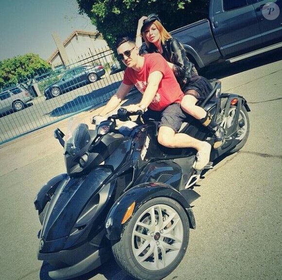 Lindsay Lohan et son frère Michael à Coachella, le 13 avril 2014.