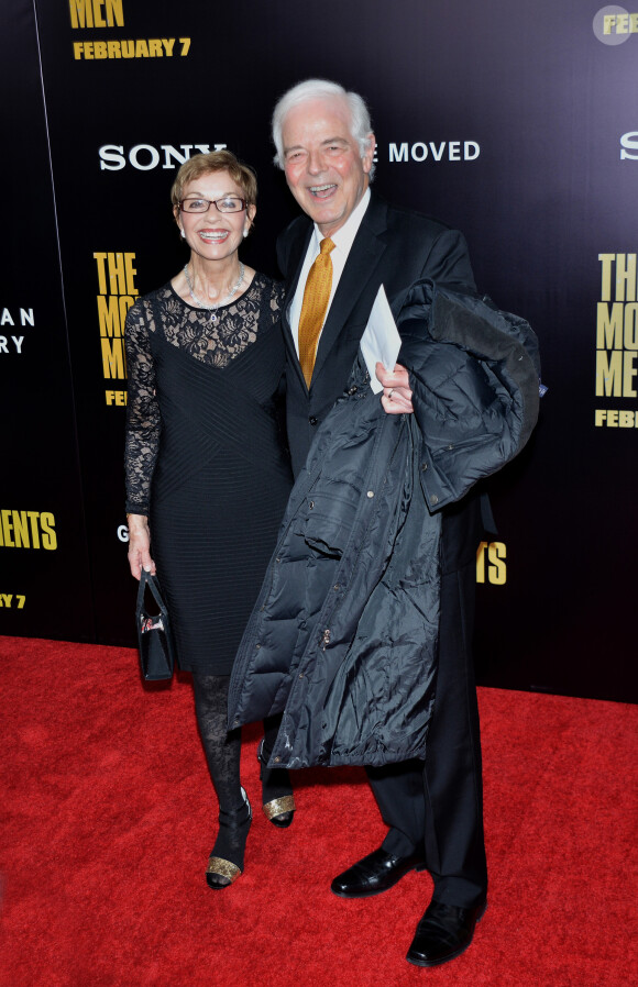 Nina et Nick Clooney - Première du film "Monuments Men"  à New York, le 4 février 2014