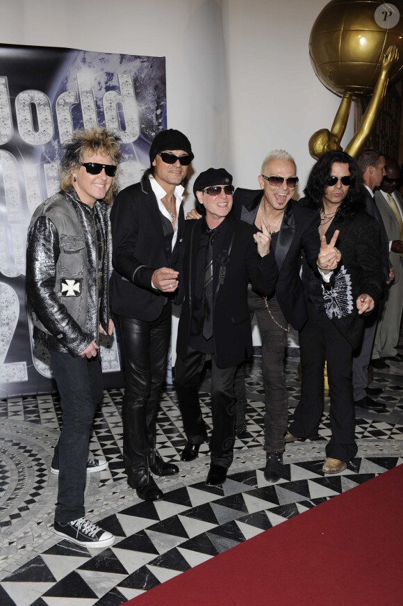 Le groupe Scorpions à Cannes le 18 mai 2010. 