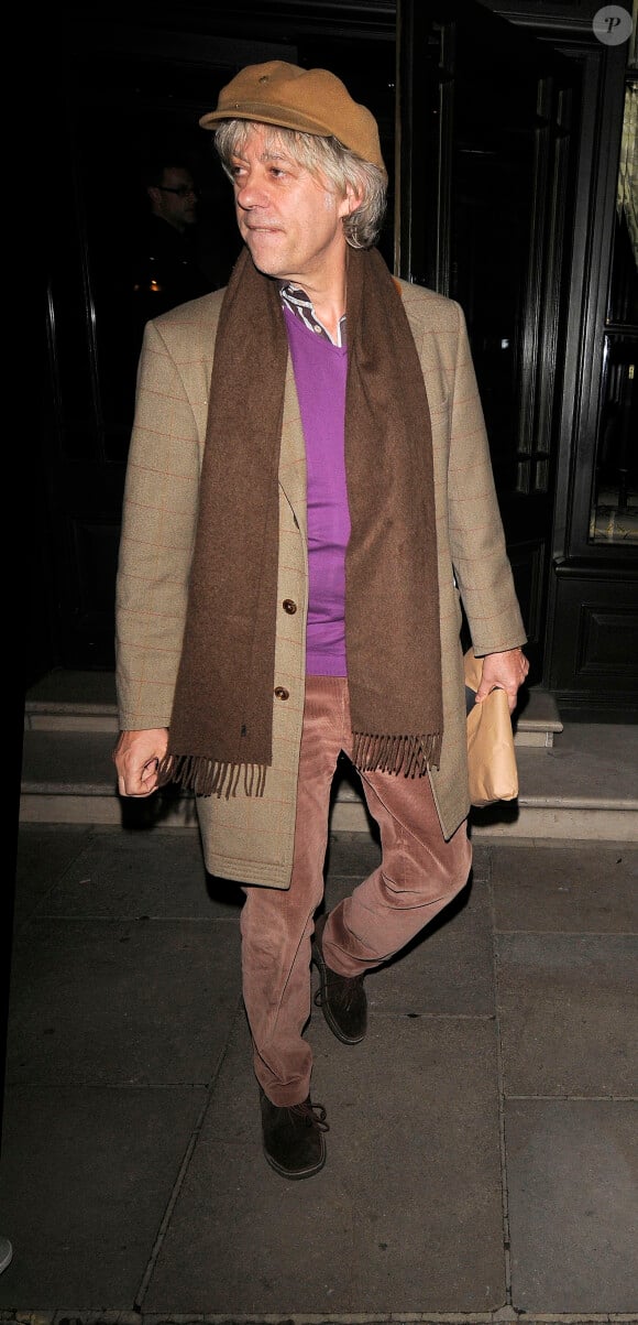 Bob Geldof à Londres, le 25 octobre 2011. 