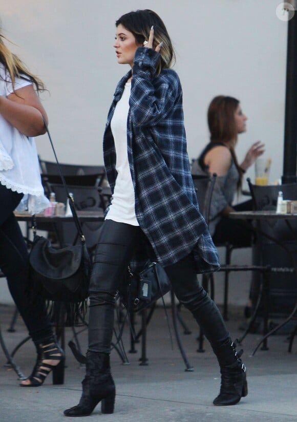 Kylie Jenner, de sortie à West Hollywood, Los Angeles, le 28 avril 2014.