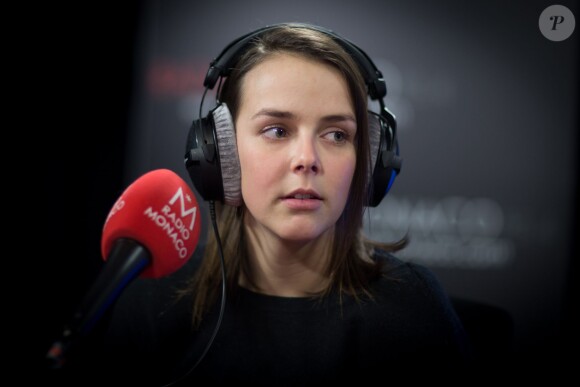 Exclusif - Pauline Ducruet à l'émission de Radio Monaco sur le festival New Generation dont elle est la présidente à Monaco le 31 Janvier 2014