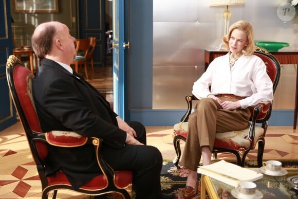Alfred Hitchock (Roger Ashton-Griffith) et Grace Kelly (Nicole Kidman) dans le film Grace de Monaco.