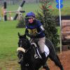 Zara Phillips lors du Symms International Horse Trials dans l'Oxfordshire le 20 avril 2014. Son retour à la compétition, trois mois après la naissance de sa fille Mia.