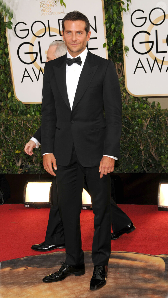 Bradley Cooper lors des Golden Globe Awards au Beverly Hilton Hotel à Beverly Hills, le 12 janvier 2014
