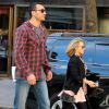 Hayden Panettiere et son fiancé Vladimir Klitschko lors d'un déjeuner entre amoureux à New York, le 5 mai 2014