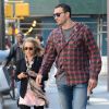 Hayden Panettiere et son fiancé Vladimir Klitschko lors d'un déjeuner entre amoureux à New York, le 5 mai 2014