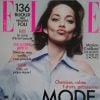 Marion Cotillard en couverture du magazine Elle du 7 mai 2014