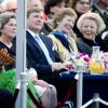 Willem-Alexander et Maxima des Pays-Bas, ainsi que la princesse Beatrix, prenaient part, le 5 mai 2014 à Amsterdam, aux festivités organisées dans le cadre du Concert de la Liberté pour la Fête de la Libération.