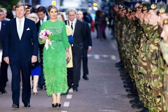 La reine Maxima des Pays-Bas le 5 mai 2014 à Amsterdam, lors des festivités organisées dans le cadre du Concert de la Liberté pour la Fête de la Libération.
