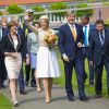 Le roi Willem-Alexander et la reine Maxima des Pays-Bas en visite à Ulft, le 6 mai 2014, dans la région Achterhoek