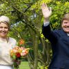 Le roi Willem-Alexander et la reine Maxima des Pays-Bas en visite à Ulft, le 6 mai 2014, dans la région Achterhoek