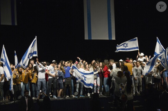 Concert au palais des sports à l'occasion du 66e anniversaire de l'État d'Israël. A Paris le 5 mai 2014.