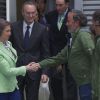 La reine Sofia d'Espagne était à Valence le 8 mai 2014 pour y rencontrer l'équipe paralympique de voile