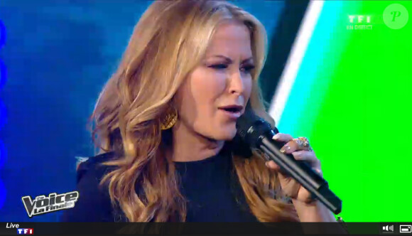 La chanteuse Anastacia (The Voice 3, la finale - diffusée le samedi 10 mai 2014, sur TF1.)
