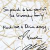 La petite carte d'Alicia Keys, égérie du nouveau parfum Givenchy, dévoilée sur Facebook le 7 mai 2014.