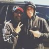 Spike Lee et Eminem, à Détroit pour le tournage du clip de Headlights.