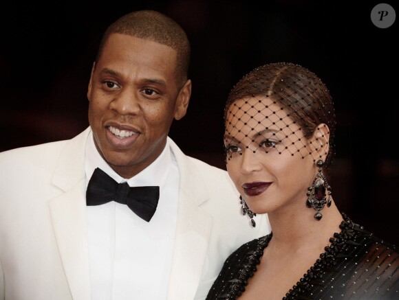 Jay Z et Beyoncé assistent au Met Gala au Metropolitan Museum of Art. New York, le 5 mai 2014.