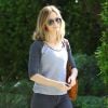 Exclusif - Emily Blunt se rend chez des amis à Hollywood, le 6 mai 2014.