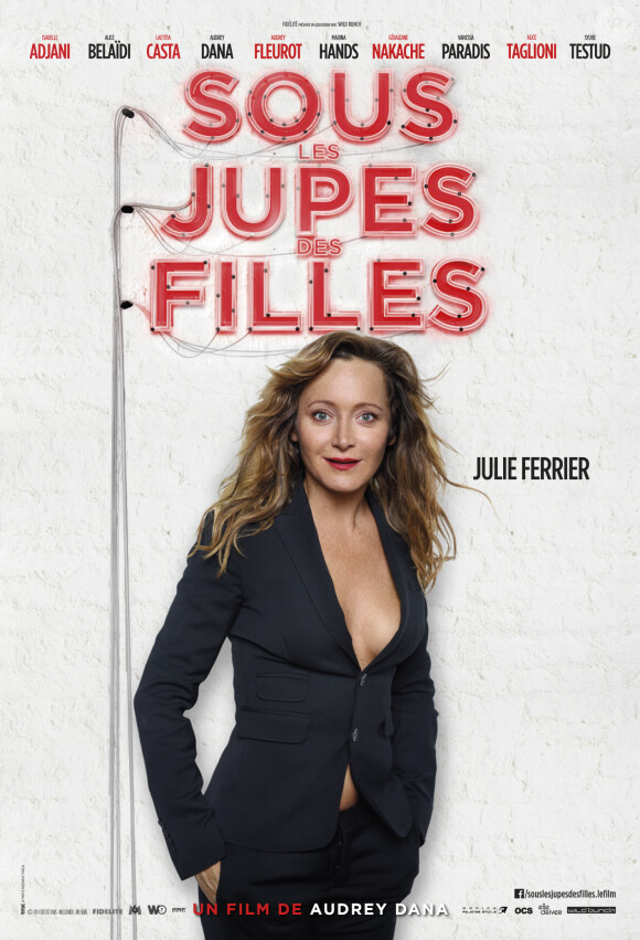 Affiche du film Sous les jupes des filles avec Julie Ferrier
