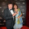 Robert Charlebois et sa femme Laurence - After-party du film "Grace de Monaco" lors de l'ouverture du 67e festival du film de Cannes au Studio 5 à Cannes le 14 mai 2014.