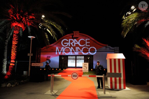 Le décor de l'after-party du film "Grace de Monaco" lors de l'ouverture du 67e festival du film de Cannes au Studio 5 à Cannes le 14 mai 2014.