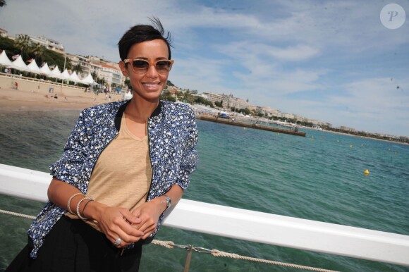 Exclusif - L'actrice Sonia Rolland - Déjeuner sur la plage du Majestic organisé par AlloCiné, Purepeople et le groupe Barrière à l'occasion du 67ème festival du film de Cannes à Cannes le 15 mai 2014.