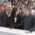  Jeffrey Dean Morgan, Eva Green, Mads Mikkelsen - Photocall du film "The Salvation" (hors comp&eacute;tition) lors du 67e Festival international du film de Cannes, le 17 mai 2014. 