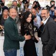  Mads Mikkelsen, Eva Green, Jeffrey Dean Morgan - Photocall du film "The Salvation" (hors comp&eacute;tition) lors du 67e Festival international du film de Cannes, le 17 mai 2014. 