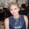 La princesse Charlene de Monaco lors du défilé Croisière Louis Vuitton organisé sur le parvis du palais princier, le 17 mai 2014