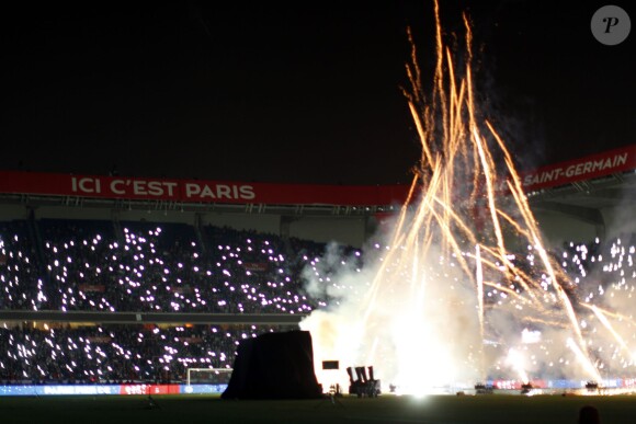 Ambiance lors du match Psg-Montpellier au Parc des Princes à Paris, le 17 mai 2014