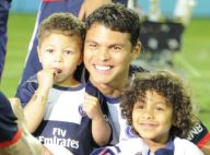 Thiago Silva et Thiago Motta (PSG): Papas champions, le titre se fête en famille