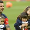 PSG's Thiago Motta with family before the French League One soccer match, PSG vs Montpellier in Paris, France, on May 17th, 2014. PSG won 4-0. Photo by Henri Szwarc/ABACAPRESS.COM18/05/2014 - Paris