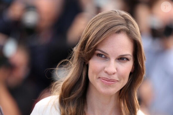 Hilary Swank - Photocall du film "The Homesman" lors du 67e festival international du film de Cannes, le 18 mai 2014.