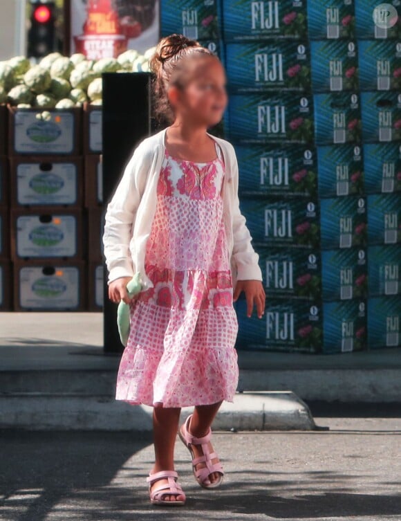 Exclusif - La fille d'Halle Berry, Nahla lors de la fête des mères à West Hollywood, le 11 mai 2014