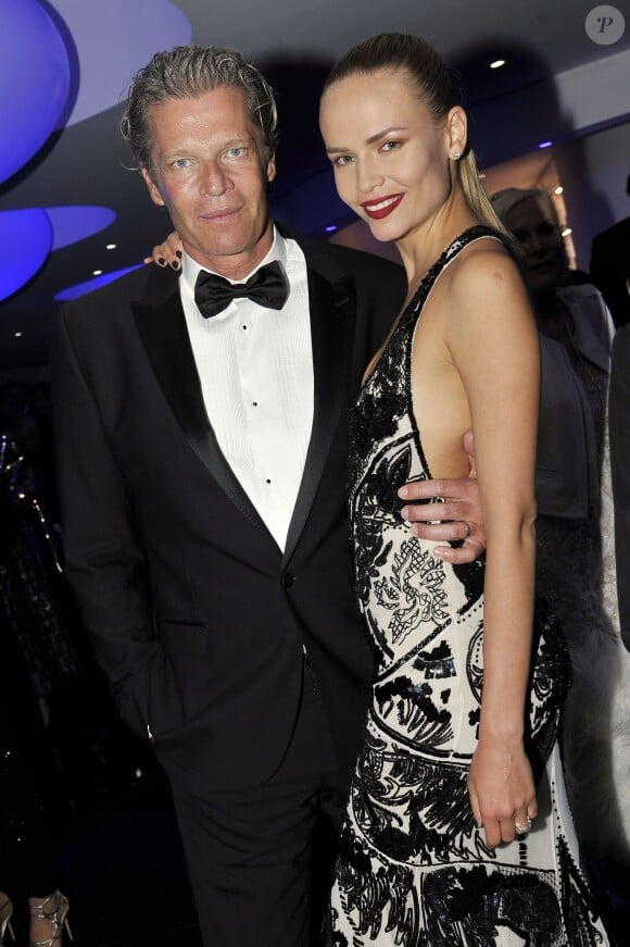 Natasha Poly et son mari Peter Bakker - Soirée de Grisogono à l'hôtel Eden Roc au Cap d'Antibes lors du 67e Festival du film de Cannes au Cap d'Antibes le 20 mai 2014.