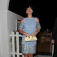 Lily Allen quitte le restaurant Tetou à l'issue du dîner organisé par Vanity Fair. Golfe-Juan, le 20 mai 2014.