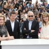 Catherine Deneuve, Guillaume Canet, André Téchiné, Adèle Haenel - Photocall du film "L'homme qu'on aimait trop" lors du 67e Festival International du Film de Cannes, le 21 mai 2014.
