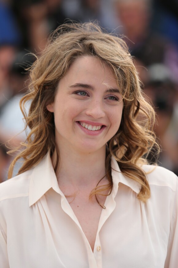 Adèle Haenel - Photocall du film "L'homme qu'on aimait trop" lors du 67e Festival International du Film de Cannes, le 21 mai 2014.