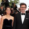 L'actrice Bérénice Bejo et son bien-aimé le réalisateur Michel Hazanavicius - Montée des marches du film "The Search" lors du 67e Festival du film de Cannes le 21 mai 2014