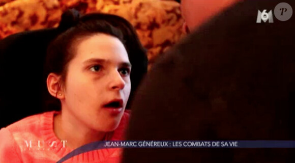 Jean-Marc Généreu au côté de sa fille dans l'émission "Must Célébrités", diffusée le 1er février 2014.