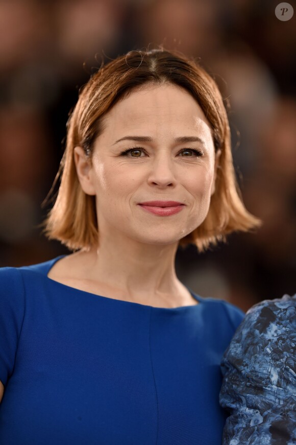 Suzanne Clément lors du photocall du film Mommy au Festival de Cannes le 22 mai 2014