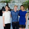Anne Dorval, Antoine Olivier Pilon, Suzanne Clément lors du photocall du film Mommy au Festival de Cannes le 22 mai 2014