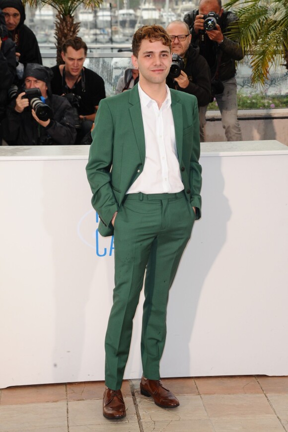 Le réalisateur Xavier Dolan lors du photocall du film Mommy au Festival de Cannes le 22 mai 2014