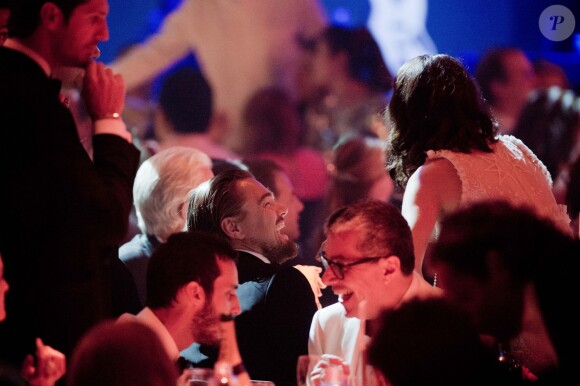 Leonardo DiCaprio et Marion Cotillard - 21e gala de l'amfAR à l'Eden Roc au Cap d'Antibes en marge du 67e Festival du film de Cannes, le 22 mai 2014