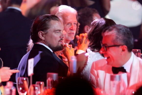Leonardo DiCaprio et Marion Cotillard - 21e gala de l'amfAR à l'Eden Roc au Cap d'Antibes en marge du 67e Festival du film de Cannes, le 22 mai 2014