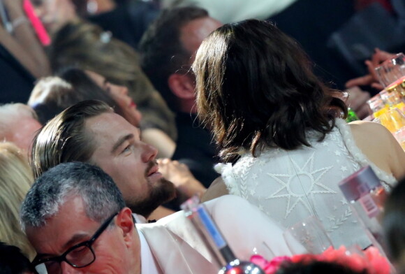 Leonardo DiCaprio et Marion Cotillard au gala de l'amfAR à l'Eden Roc au Cap d'Antibes lors du 67e Festival du film de Cannes, le 22 mai 2014.