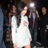 Kim Kardashian a dîné au Costes avec ses soeurs et ses amies pour enterrer sa vie de jeune fille le 22 mai 2014.
